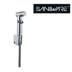 Saniware SWSB-ABS-362 Chrome ABS Bidet Spray Set with Holder and 1.2m Flexible Hose Suitable for: Toilets and Bathrooms Requiring Personal Hygiene and Rinsing