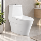 Saniware WC-2062 700mm One-Piece Washdown Toilet Bowl Sinki Tandas Bilik Mandi with UF Seat Cover S-Trap 250mm / 300mm Roughing-In