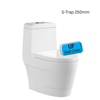 Saniware WC-2062 700mm One-Piece Washdown Toilet Bowl Sinki Tandas Bilik Mandi with UF Seat Cover S-Trap 250mm / 300mm Roughing-In