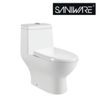 Saniware WC-2076 680mm One-Piece Washdown Toilet Bowl Sinki Tandas Bilik Mandi S-Trap 250mm / P-Trap 180mm Roughing-In