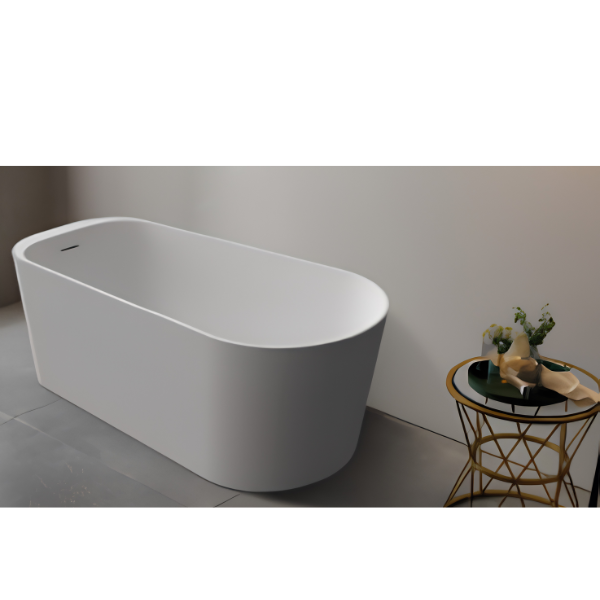 Arris Infinity Merlin D8366-150 /  D8366-170 White One-Piece Freestanding Bathtub 1500 × 800 × 600mm