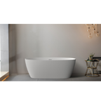 Arris Infinity ars-D8371 White Super Slim One-Piece Freestanding Bathtub 1700 × 800 × 610mm