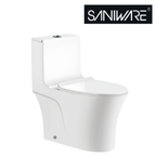 Saniware WC-2092A 710mm One-Piece Washdown Toilet Bowl Sinki Tandas Bilik Mandi S-Trap 250mm / P-Trap 180mm Roughing-In
