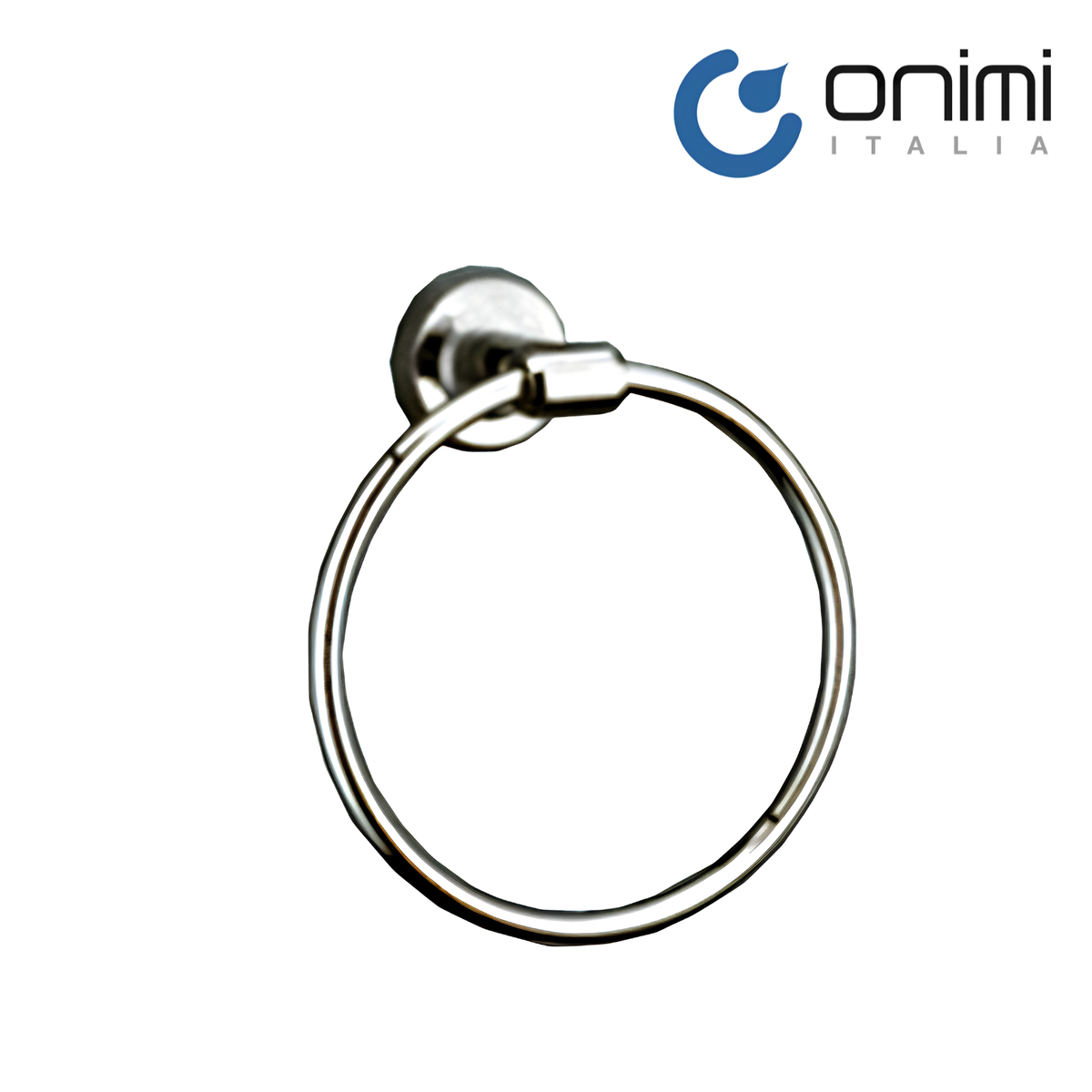 Onimi 2308A 165mm Wall-Mounted Matt Finish Stainless Steel Towel Ring