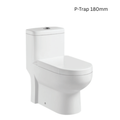 Saniware WC-2098 675mm One-Piece Washdown Toilet Bowl Sinki Tandas Bilik Mandi S-Trap 250/300mm / P-Trap 180mm Roughing-In