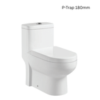 Saniware WC-2098 675mm One-Piece Washdown Toilet Bowl Sinki Tandas Bilik Mandi S-Trap 250/300mm / P-Trap 180mm Roughing-In