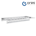 Onimi S1415M 625mm Wall-Mounted Matt Finish Towel Shelf with Towel Rail