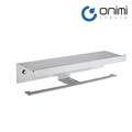 Onimi S1407X2M 425mm Twin Toilet Paper Holder – Matt Stainless Steel Wall Mounted Bathroom Roll Holder