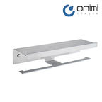 Onimi S1407X2M 425mm Twin Toilet Paper Holder – Matt Stainless Steel Wall Mounted Bathroom Roll Holder
