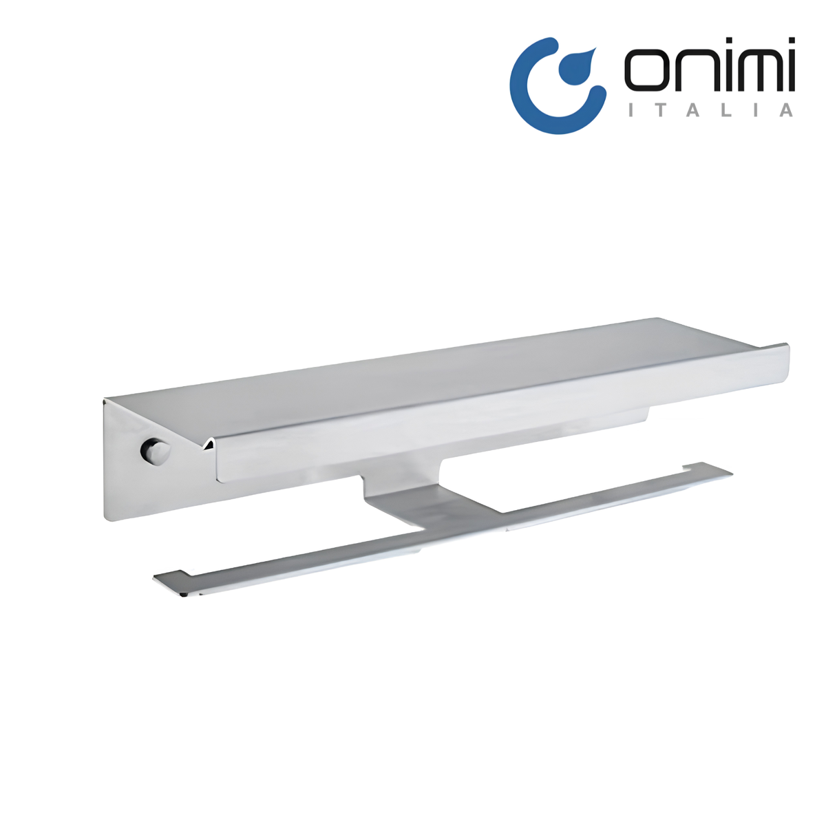 Onimi S1407X2M 425mm Twin Toilet Paper Holder – Matt Stainless Steel Wall Mounted Bathroom Roll Holder