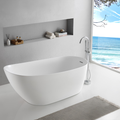 Arris Infinity ars-D8382 Terceira 1480mm / 1680mm White One-Piece Freestanding Oval Soaking Bathtub