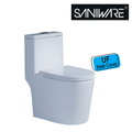 Saniware WC-9319 700mm One-Piece Washdown Toilet Bowl Sinki Tandas Bilik Mandi with UF Seat Cover S-Trap 250mm Roughing-In