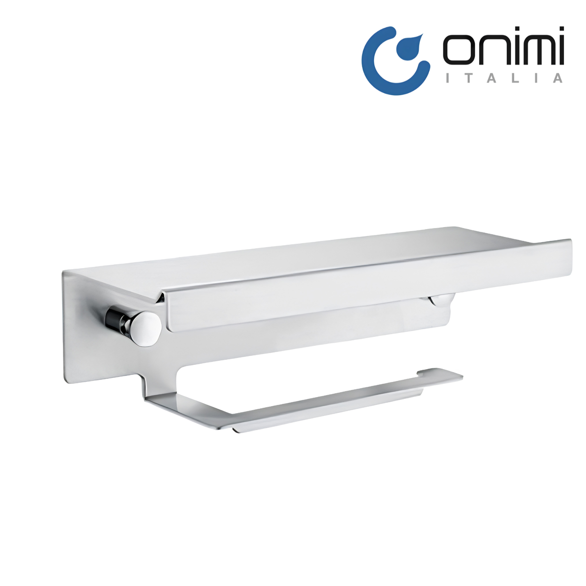 Onimi S1407M 250mm Toilet Paper Holder – Matt Stainless Steel Wall Mounted Bathroom Roll Holder