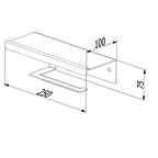 Onimi S1407M 250mm Toilet Paper Holder – Matt Stainless Steel Wall Mounted Bathroom Roll Holder