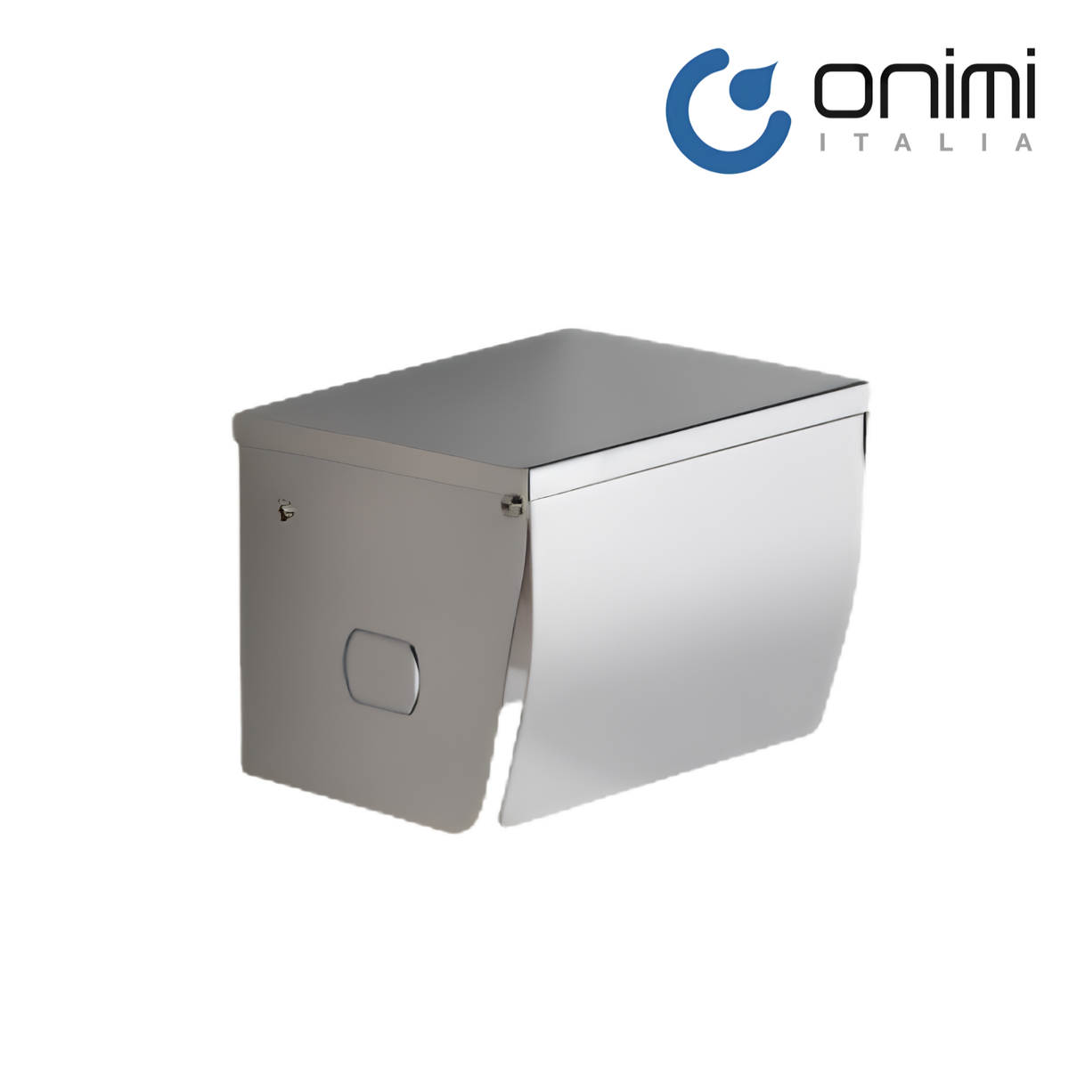 Onimi A138B 125 × 95 × 100mm Stainless Steel 304 Anti-Splash Exposed Single Toilet Paper Roll Holder – Wall Mounted