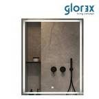 Glorex GLC 1001N(LED-NC1) LED Bathroom Mirror 500×700mm Frameless Front + Back LED Light