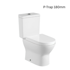 Saniware WC-2103A 700mm Ceramic Two-Piece Washdown Toilet Bowl Sinki Tandas Bilik Mandi S-Trap 250mm / P-Trap 180mm Roughing-In