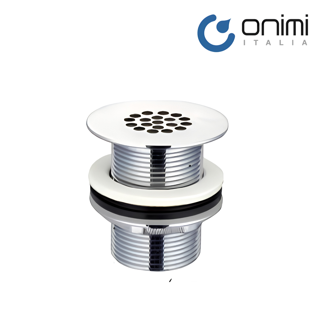 Onimi BW222 32mm Flow Waste without Overflow Chrome Basin Drain Waste with G1 1/4 Connection