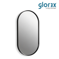 Glorex GLC PLM5090A282(BK) Wall Mounted Shape Wall Mirror 500×900mm Slim 28mm Aluminium Frame Vertical & Horizontal Mount