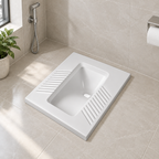 Saniware SP-509 595mm Rectangular Squatting Pan W.C Built-In Platform Tandas Cangkung 595 x 460 x 180mm for Bathroom & Commercial Washroom