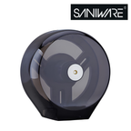 Saniware SWP-BF-1200/B 280mm Black Jumbo Roll Paper Dispenser Wall Mounted Toilet Tissue Holder Tisu Tandas for Commercial Toilet & Washroom