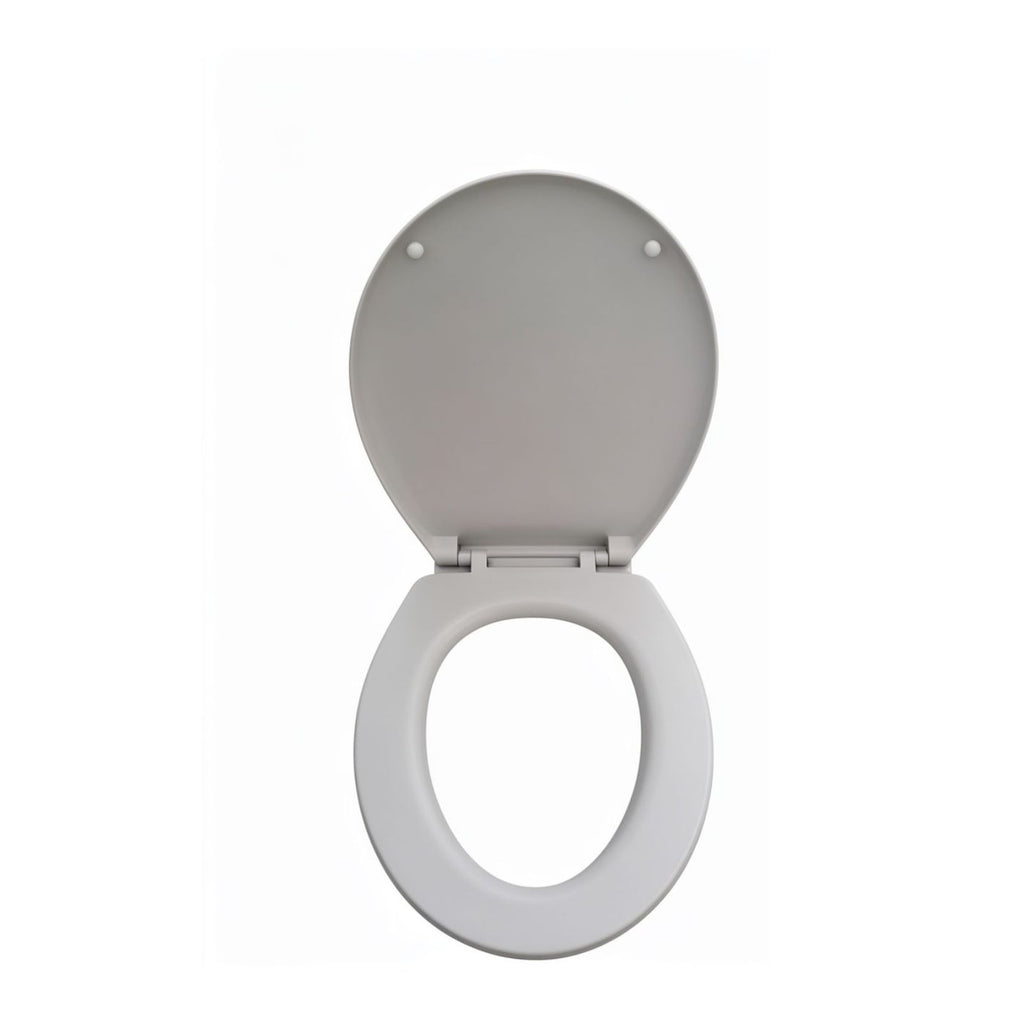 O Shape 450mm Soft Close Luton Seat & Cover Thin Profile - Replacement Seat & Cover For Luton