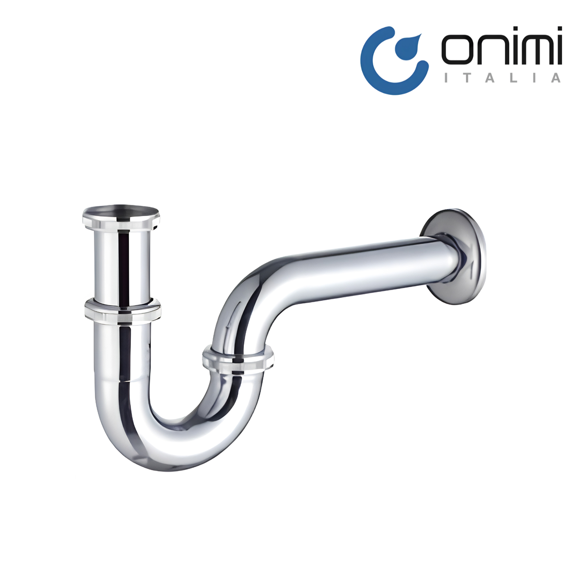 Onimi PT02 Chrome P Trap 1 1/4" (32mm) Suitable For Basin Waste Trap