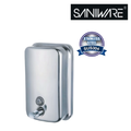 Saniware SWP-BF-1102 1000ml SUS304 Stainless Steel Liquid Soap Dispenser Polished Chrome Wall Mounted Sabun Dispenser for Commercial Washroom