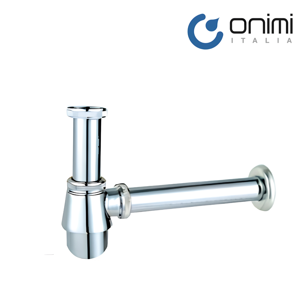 Onimi TP-B-C53012 Brass Bottle Trap 1 1/4" (32mm) Suitable For Chrome Finish Basin Trap