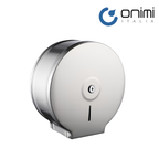 Onimi JPH01MC 252 × 260 × 111mm Stainless Steel 304 Mirror Finish Jumbo Toilet Paper Roll Dispenser – Wall Mounted for Commercial & Public Washrooms