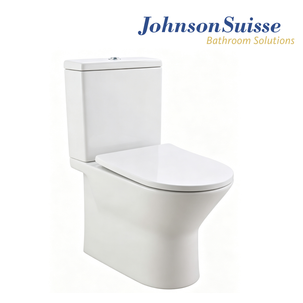 Johnson Suisse Treviso BTW Close-coupled (Rimless) WC
