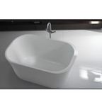 Arris Infinity ars - D8330 - 140 ARTES 1400mm White One-Piece Freestanding Rounded Rectangular Soaking Bathtub