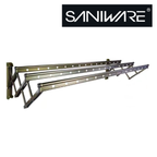 Saniware SW‑CH319A Aluminium Retractable Clothes Hanger 2000 (L) × 900 (W) × 480mm | Wall‑Mounted 2M Drying Rack