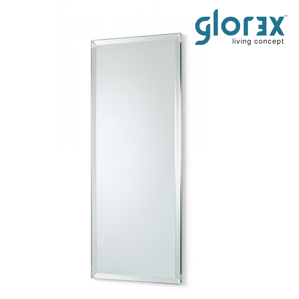 Glorex GLC 3003N Wall Mounted Frameless Bevel Edge Full-Length Mirror 300×1200mm Vertical Mount Only