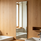 Glorex GLC 3003N Wall Mounted Frameless Bevel Edge Full-Length Mirror 300×1200mm Vertical Mount Only