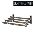 Saniware SW‑CH418C Aluminium Retractable Clothes Hanger 1200 (L) × 810 (W) × 380mm Wall‑Mounted 1.2M Drying Rack
