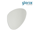 Glorex GLC 2002N Wall Mounted Frameless Teardrop Mirror 600x800mm Asymmetrical Organic Shape for Modern Bathrooms & Living Spaces