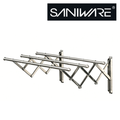 Saniware SW‑CH33518‑SS Stainless Steel Retractable Clothes Hanger 1800 (L) × 600 (W) × 420mm 3‑Tube Wall‑Mounted Drying Rack