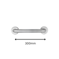 Saniware SUS304 Stainless Steel Bathroom Grab Bar Safety Support Handle Wall Mounted for Elderly Disabled Toilet Shower – 300mm / 450mm / 600mm