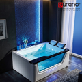 Eurano ERN 11003 Luxury 5-Person Whirlpool Bathtub Jacuzzi Tub with Massage Jets, LED Lights, and FM Radio