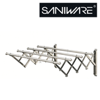 Saniware SW‑CH43518‑SS Stainless Steel Retractable Clothes Hanger 1800 (L) × 1020 (W) × 420mm | 4‑Tube Wall‑Mounted Drying Rack