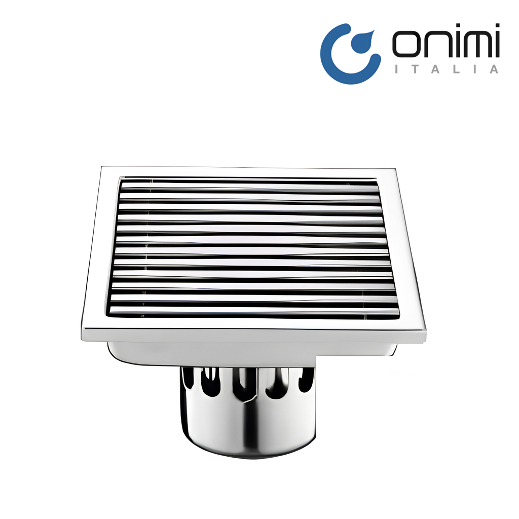 Onimi FT152-6 Stainless Steel Square Floor Tray / Floor Drain – 150mm