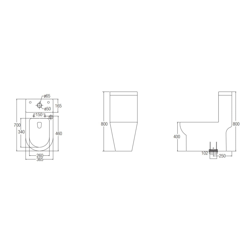 Johnson Suisse Lucca One-piece WC
