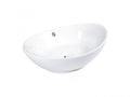 DOCASA 260 590mm Ceramic White Counter Top Basin Sinki Tandas Bilik Mandi For Bathroom,Dining Area, And Outdoor Murah