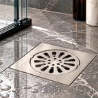 Onimi FT101-4 100 x 100mm Matt Silver SUS304 Stainless Steel Floor Grating
