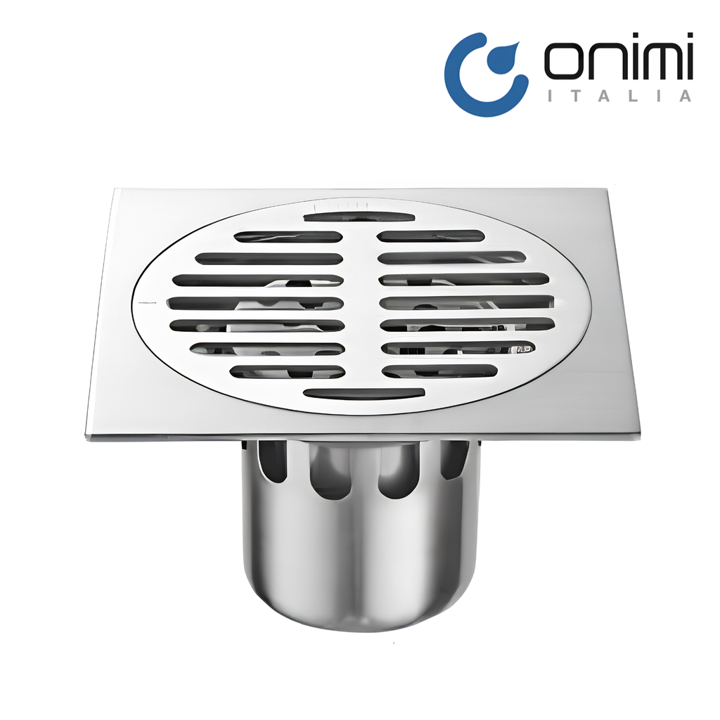 Onimi FT120-150 150 x 150mm Matt Silver SUS304 Stainless Steel Floor Grating