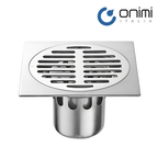Onimi FT120-150 150 x 150mm Matt Silver SUS304 Stainless Steel Floor Grating