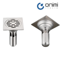 Onimi FT120-100 100 x 100mm Matt Silver SUS304 Stainless Steel Floor Grating