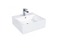 DOCASA 274 460mm Ceramic White Counter Top Basin Sinki Tandas Bilik Mandi For Bathroom,Dining Area, And Outdoor Murah