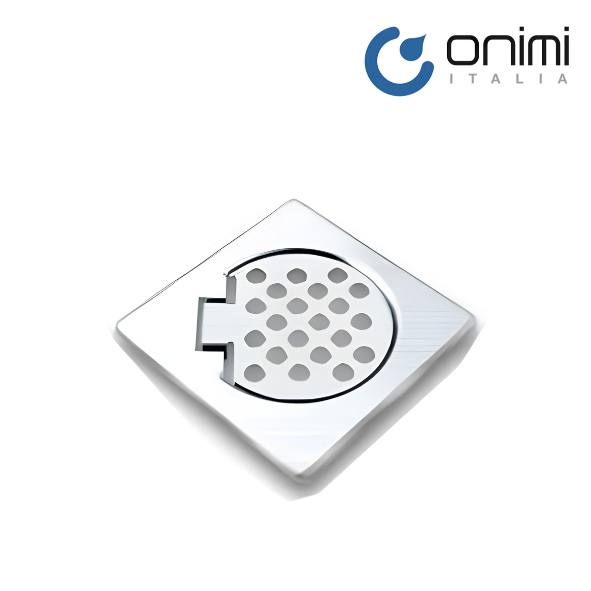 Onimi FT122-4 100 x 100mm Matt Silver Stainless Steel Floor Grating